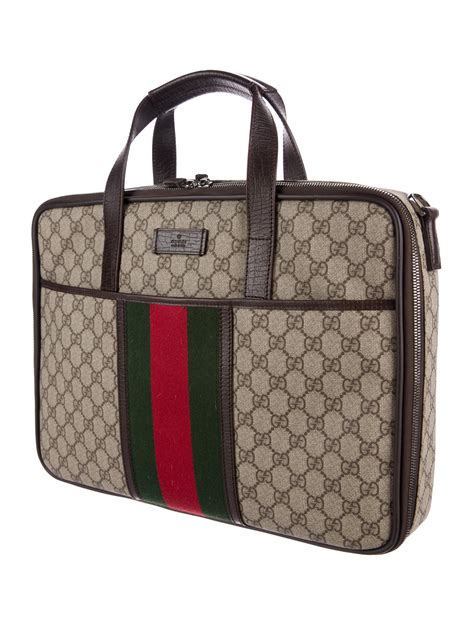 gucci briefcase mens|gucci laptop bag.